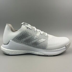 Adidas Crazyflight Women Size 7.5 White Silver Volleyball Shoes IG3970 NEW